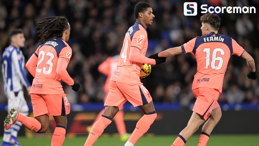 바르셀로나, 레알 소시에다드에 1-2 패배...2위 레알과 단 1점 차